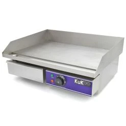 KuKoo Plancha Plaque De Cuisson Grill Electrique Professionnelle En Ac...
