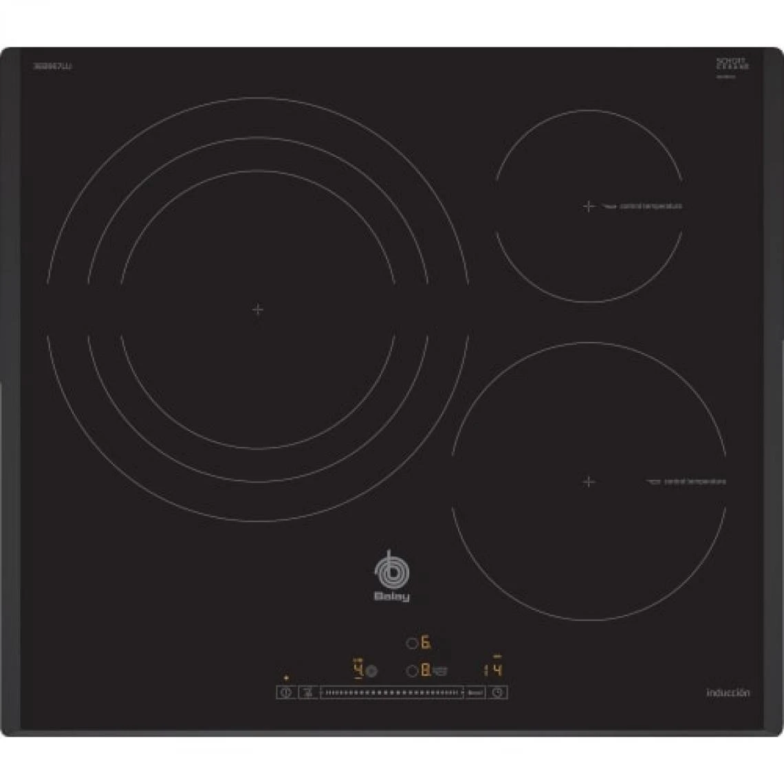 Balay 3EB967LU Plaque A Induction 2600 W Vitrocéramique Verrouillage Des Co...