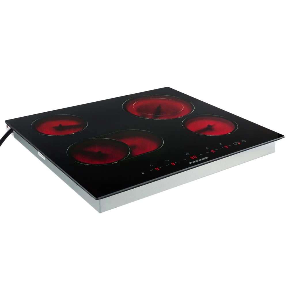 AREBOS Table De Cuisson Plaque Vitrocéramique Verre Contrôle Cuisini... – Image 2