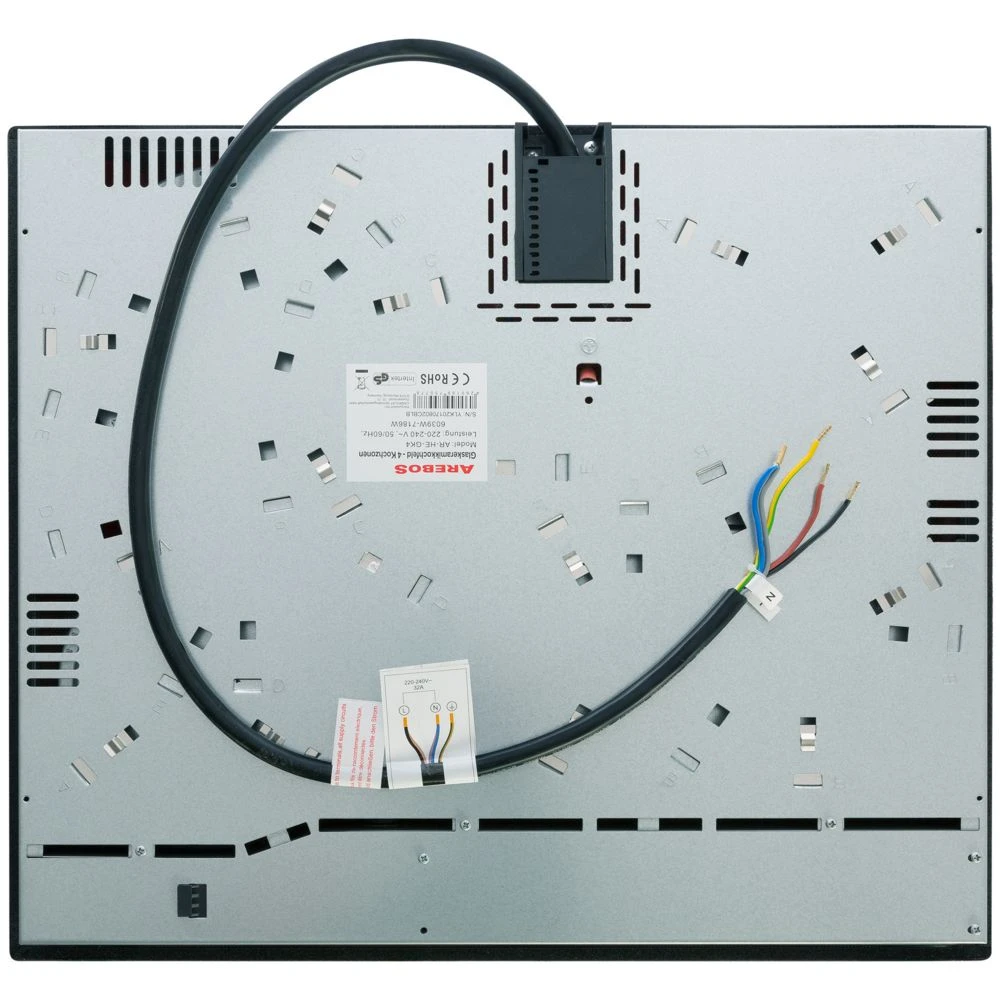 AREBOS Table De Cuisson Plaque Vitrocéramique Verre Contrôle Cuisini... – Image 4