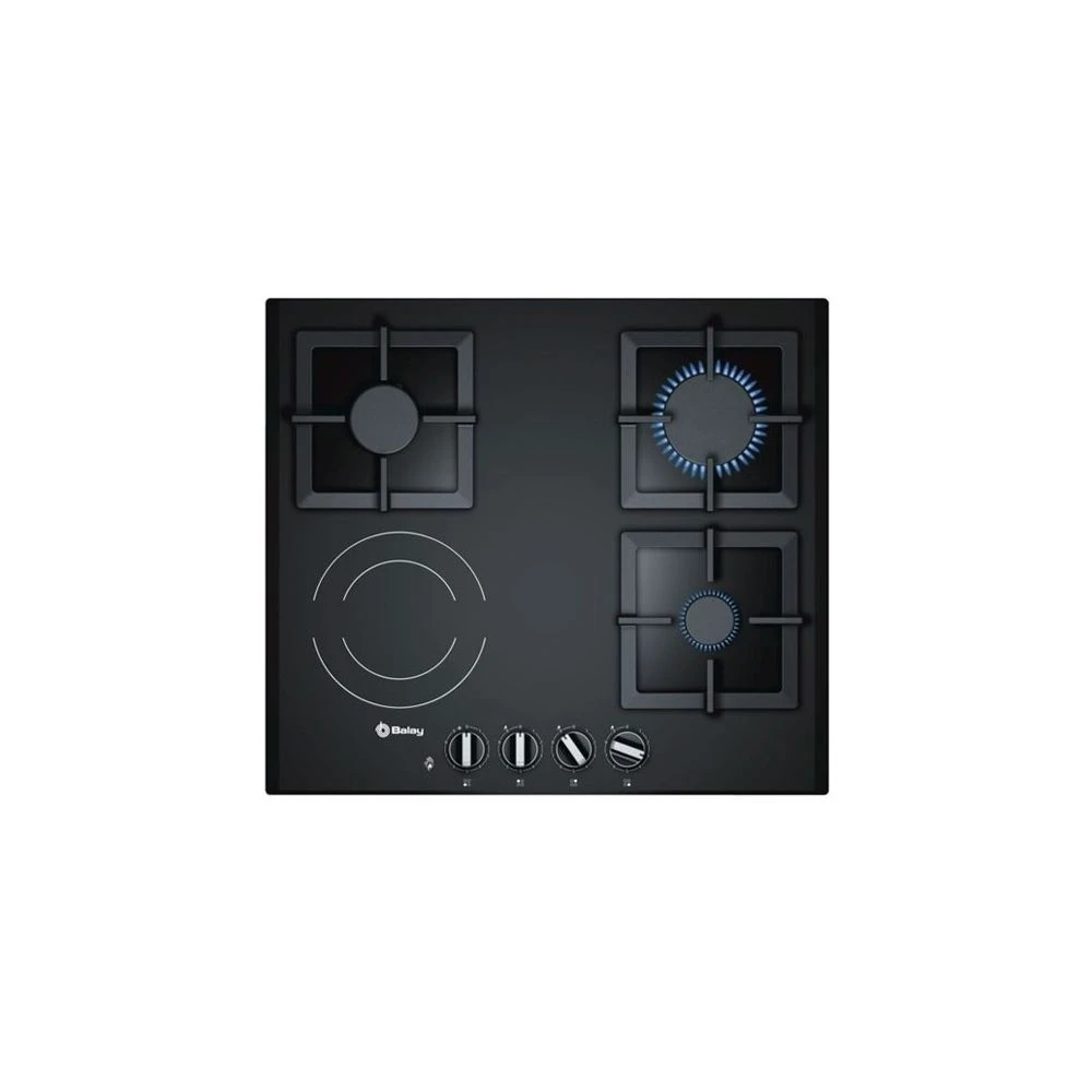 Plaque Au Gaz Balay 3ETG667HB (60 Cm) 60 Cm Noir (3 Cuisinière)