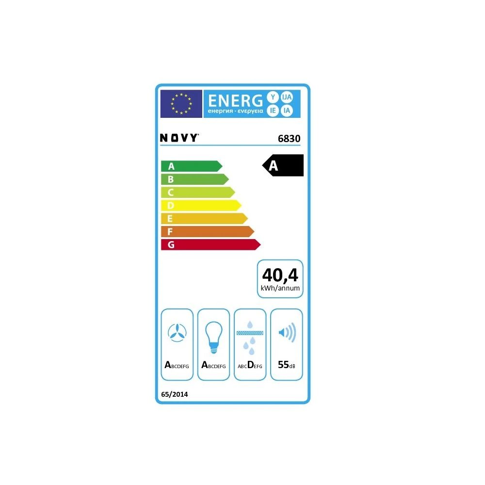 Hotte Plafond 90cm 815m3/h Inox - 6830/16 - NOVY – Image 2