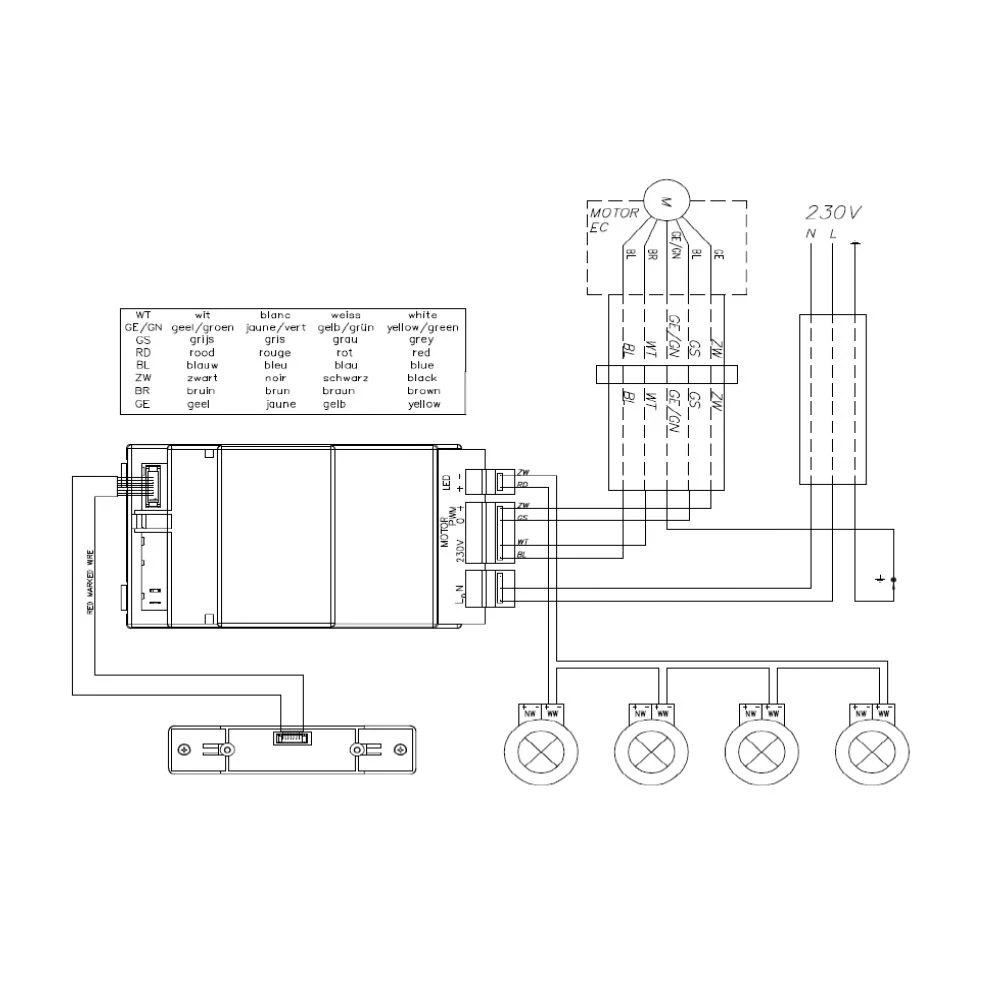 Hotte Plafond 90cm 815m3/h Inox - 6830/16 - NOVY – Image 4