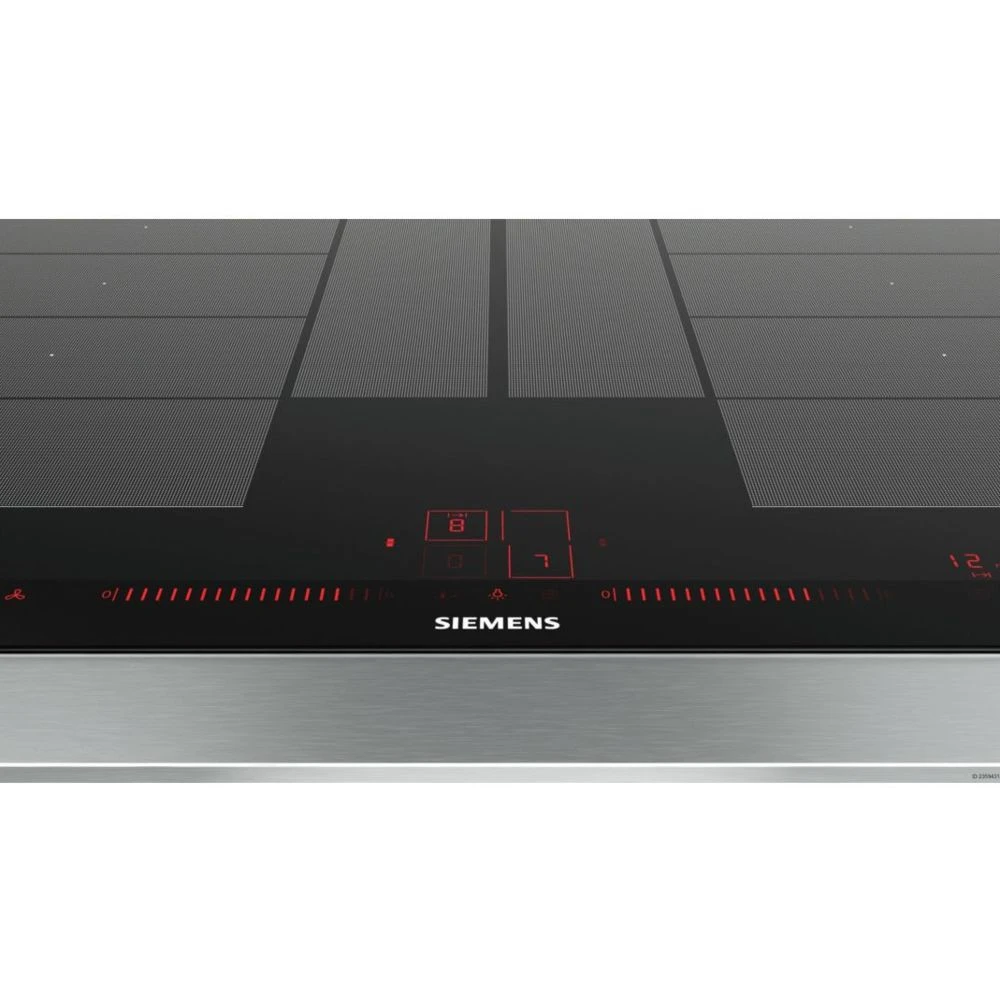 Siemens Table De Cuisson à Induction 80cm 4 Feux 7400w Flexinduction Noir - E... – Image 2