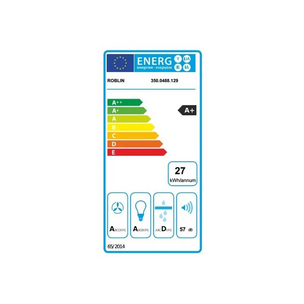 Hotte Plafond 99cm 839m3/h Inox - 6209265 - ROBLIN – Image 2