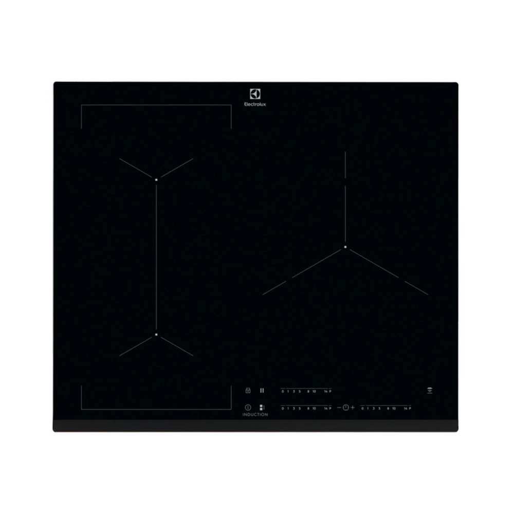 Electrolux Table De Cuisson Ă Induction 59cm 3 Feux 7200w Flexinduction Noir - E...