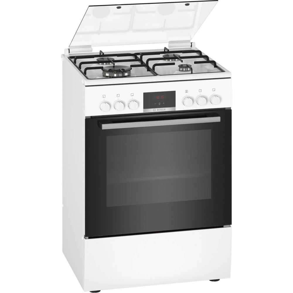 Cuisinière Mixte A 66l 4 Feux Blanc - Hxr39ih20 - BOSCH