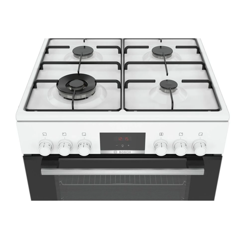 Cuisinière Mixte A 66l 4 Feux Blanc - Hxr39ih20 - BOSCH – Image 3