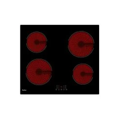 Amica - Table De Cuisson Vitrocéramique 4 Feux 6000w Noir - Av3540c