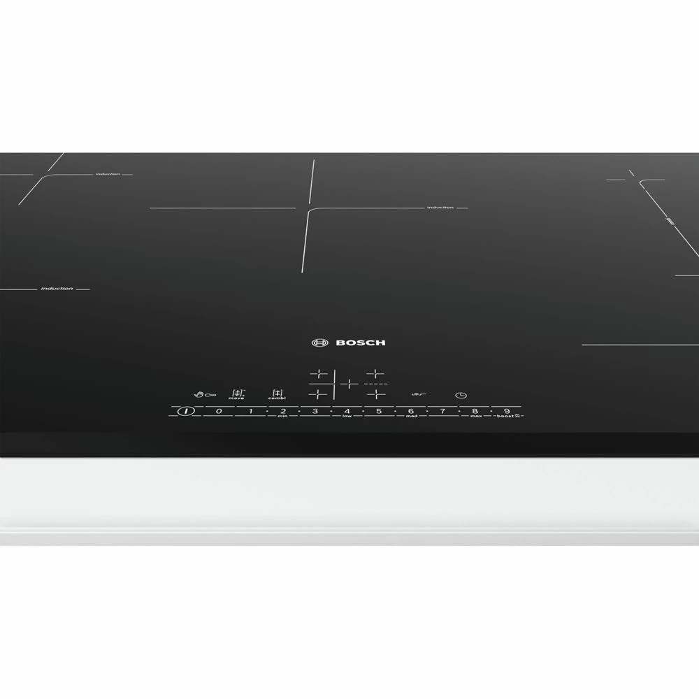 Bosch Table De Cuisson à Induction 80cm 5 Feux 7400w Noir - Pvw831fc5e - BO... – Image 3