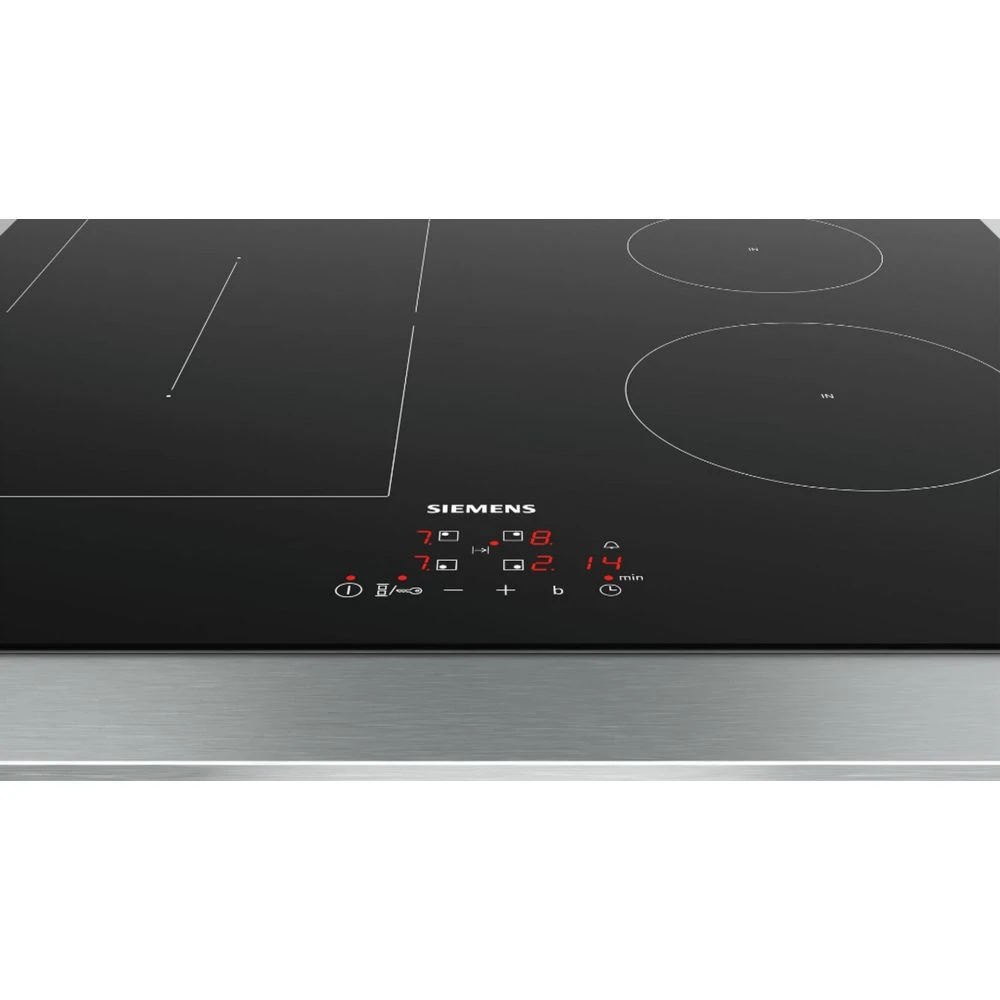 Siemens Table De Cuisson à Induction 60cm 4 Foyers 6900w Noir - Ed611bsb5e - ... – Image 3