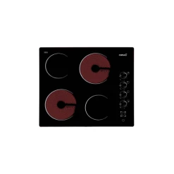 Cata 604 HVI Plaque Vitrocéramique 6000W 4 Zones Indicateur De Chaleur Ré...