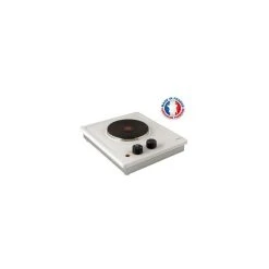 Mezieres TABLE CUISSON 1 FEU 1500W BLANCHE MINUTERIE