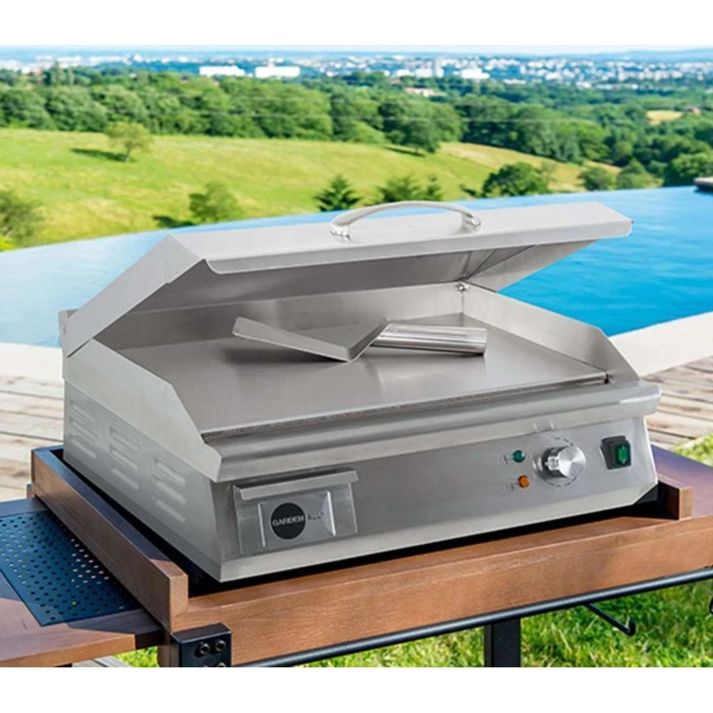 Garden All Plancha électrique En Inox Qualité Pro BBPlancha 10 à 12 Convives. – Image 2