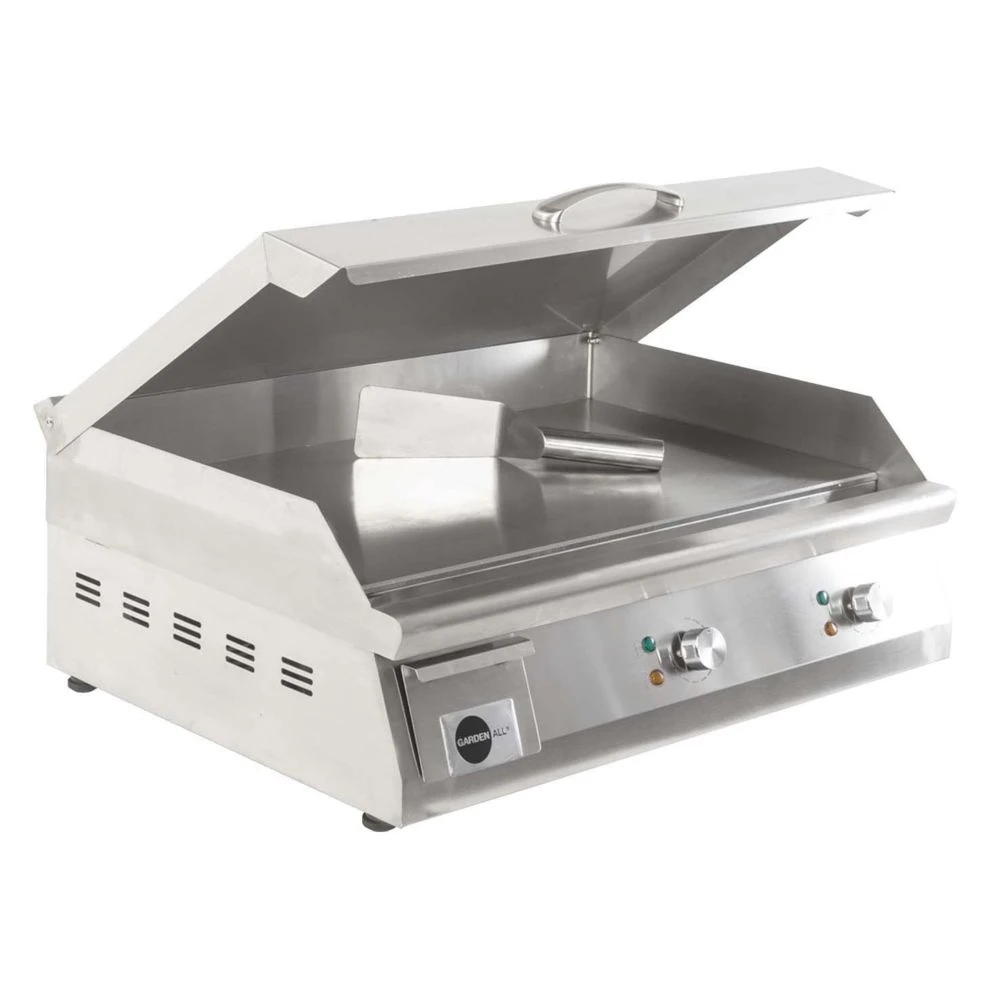 Garden All Plancha électrique En Inox Qualité Pro BBPlancha 15 à 20 Convives.