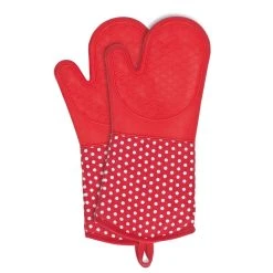 Wenko LOT 2GANTS DE CUISINE SILICONE ROUGE
