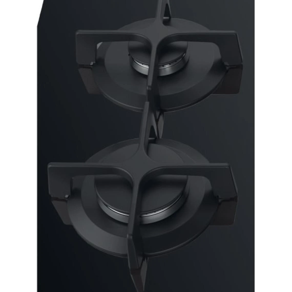 Whirlpool AKT616NB Plaque Gaz Minuterie 7300W 4 Foyers Fonte Verre Noir – Image 3