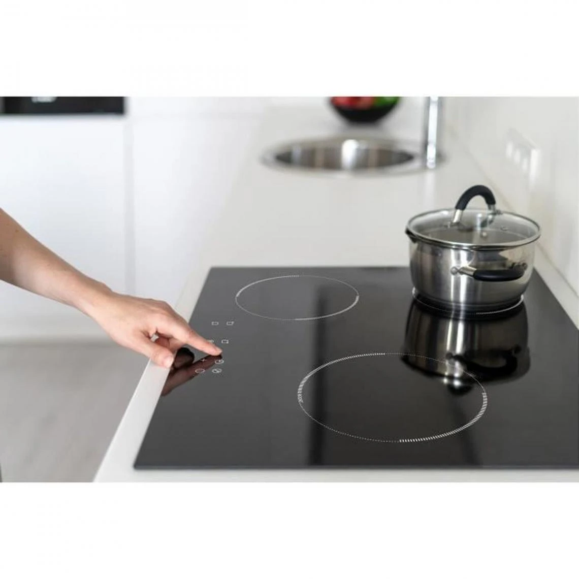 AMSTA - AMPI3Z5000 - Plaque De Cuisson Induction - 3 Foyers - 60 Cm - ... – Image 3