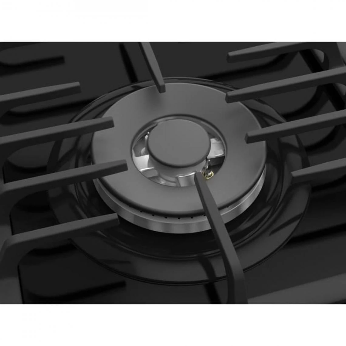 Amsta AMTG4FWB - Table De Cuisson - Gaz - 8800 Watts - 4 Foyers - Noir – Image 3