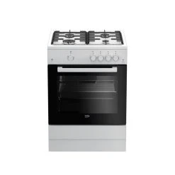 Cuisinière Mixte à 66l 4 Feux Blanc - Fsg62010fw - BEKO