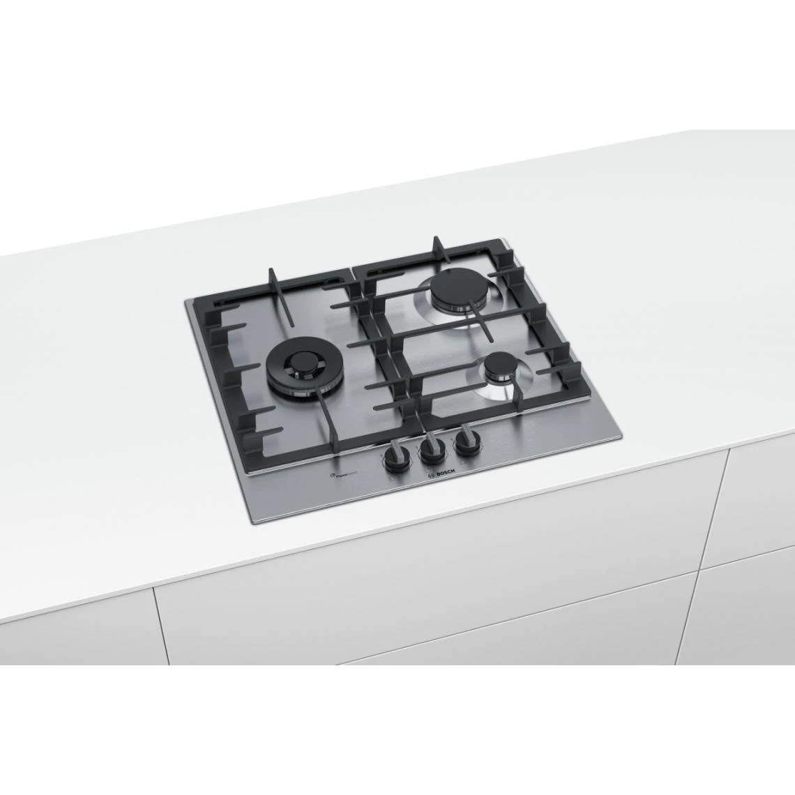 Table Inox Gaz 60cm 3 Feux - Pcc6a5b90 - BOSCH – Image 3