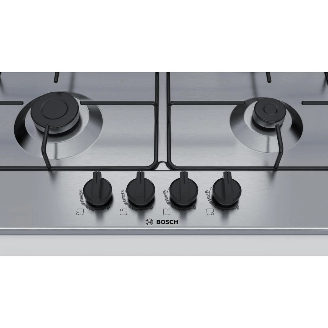 Table Acier émaillé Gaz 60cm Noir - Pgp6b6b80 - BOSCH – Image 4