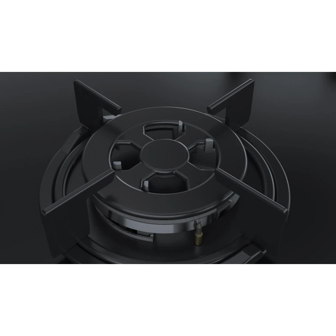 Table Verre Gaz 60cm 3 Foyers Noir - Pnc6b6b10 - BOSCH – Image 5