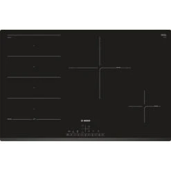 Bosch Table De Cuisson Ă Induction 80cm 4 Feux 7400w Flexinduction Noir - P...