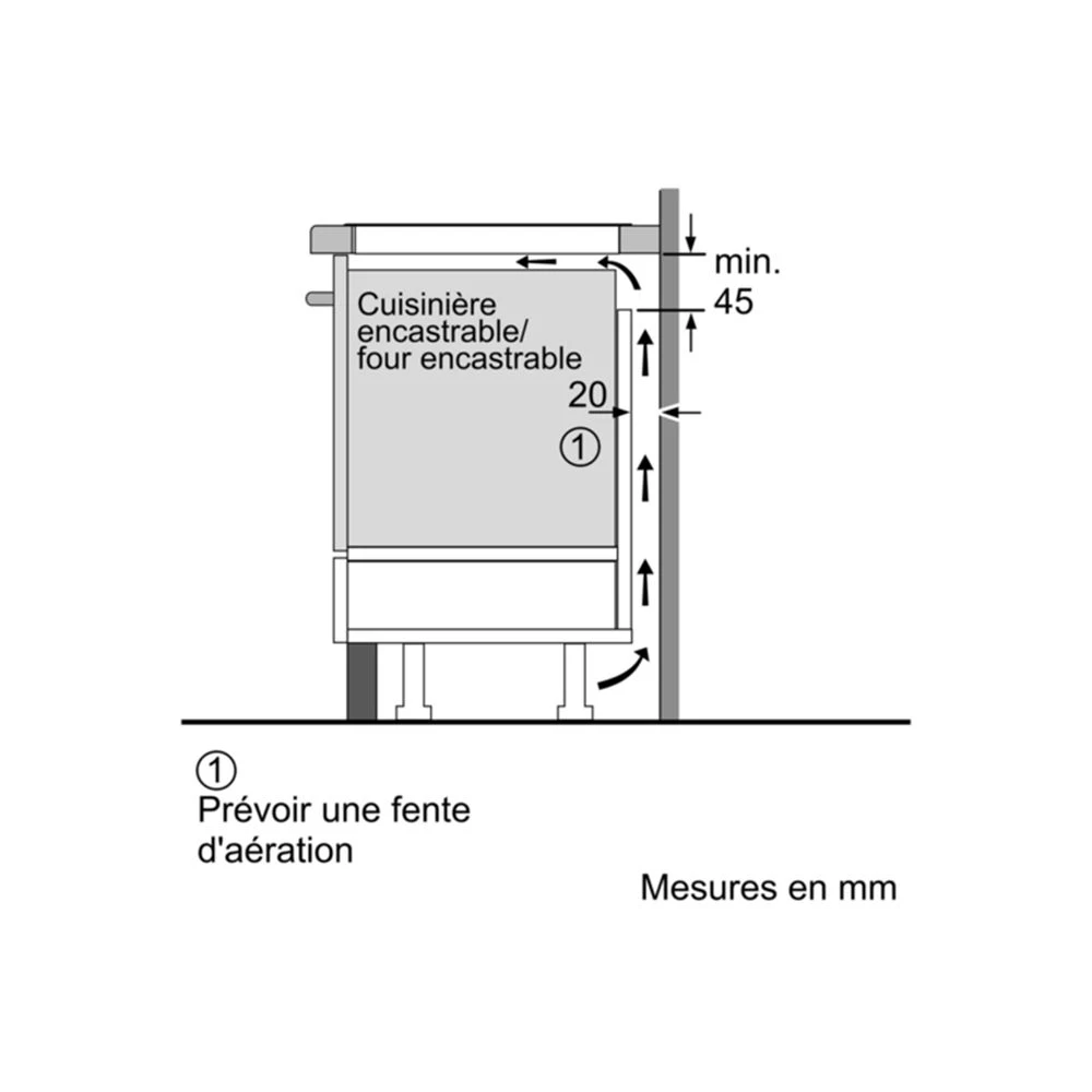 Bosch Table De Cuisson à Induction 60cm 3 Feux 7400w Flexinduction Noir - P... – Image 6