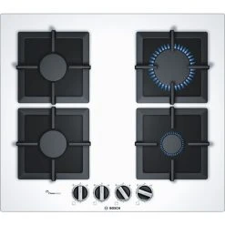 Table Verre Gaz 60cm Blanc Semi-fleur - Ppp6a2b20 - BOSCH