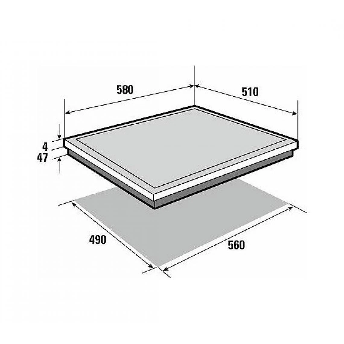 Brandt Table De Cuisson Vitrocéramique 60cm 3 Feux 5300w Noir - Bpv6320b - B... – Image 2