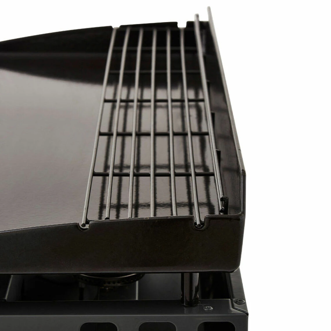 Brasero - Plancha à Gaz Silvia II G 4 Feux Gun Metal Brasero - 84 X 3... – Image 5