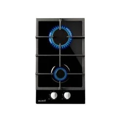 Beldeko BTG2Z-D01VNO/B Plaque De Cuisson 4000W Électronique Gaz Fonte Noir
