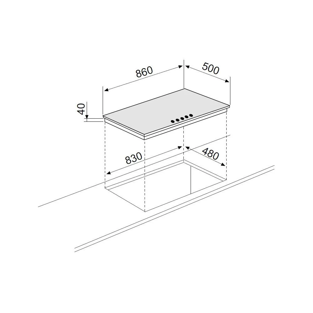 Glem Plaque Gaz GT955IX – Image 5