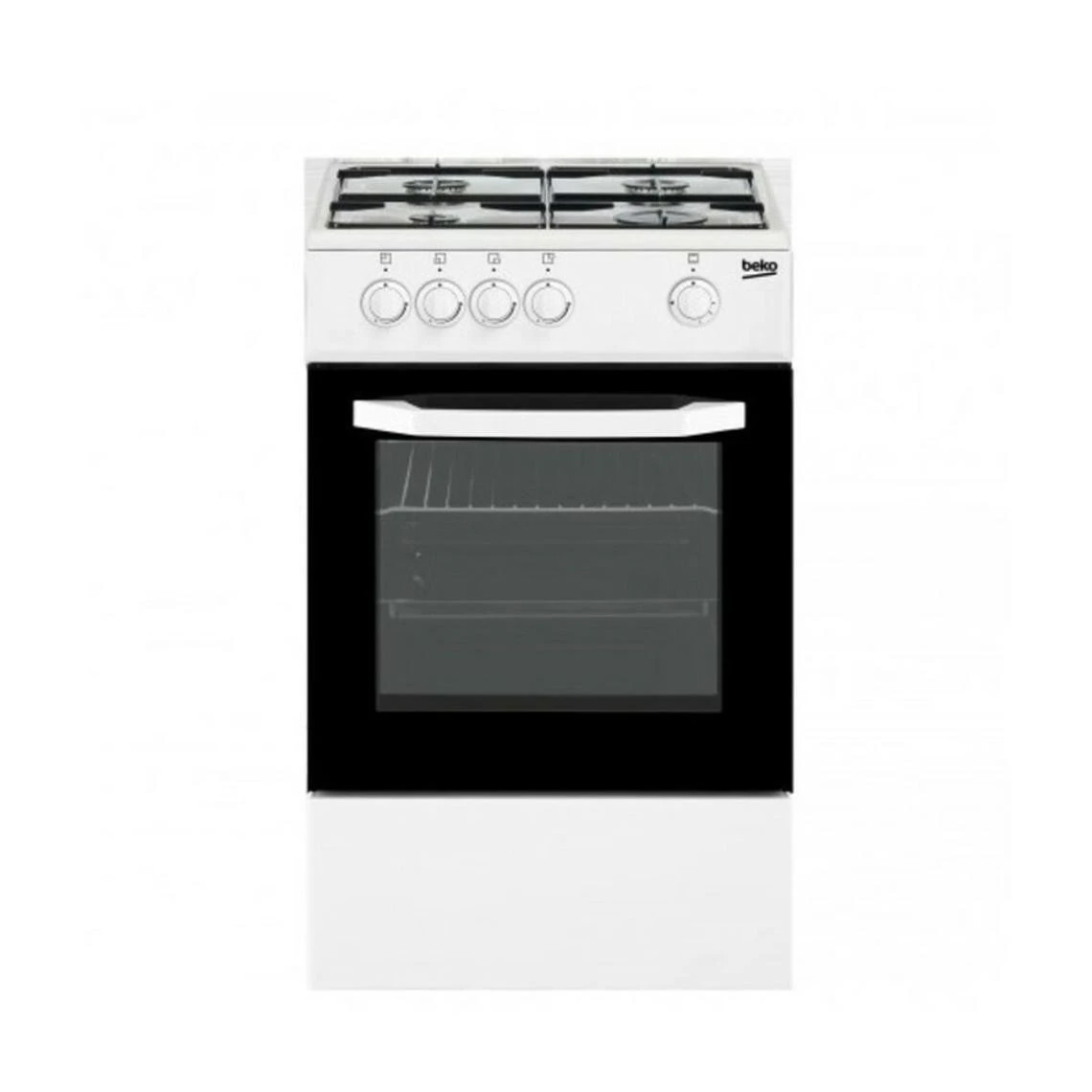 Cuisinière à Gaz BEKO CSG42010DWN 60 Cm Blanc (4 Feux à Gaz)