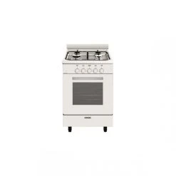 Glem Cuisinière Alpha 53 X 50 Cm Blanche/plan De Cuisson Inox - Four Tout ...