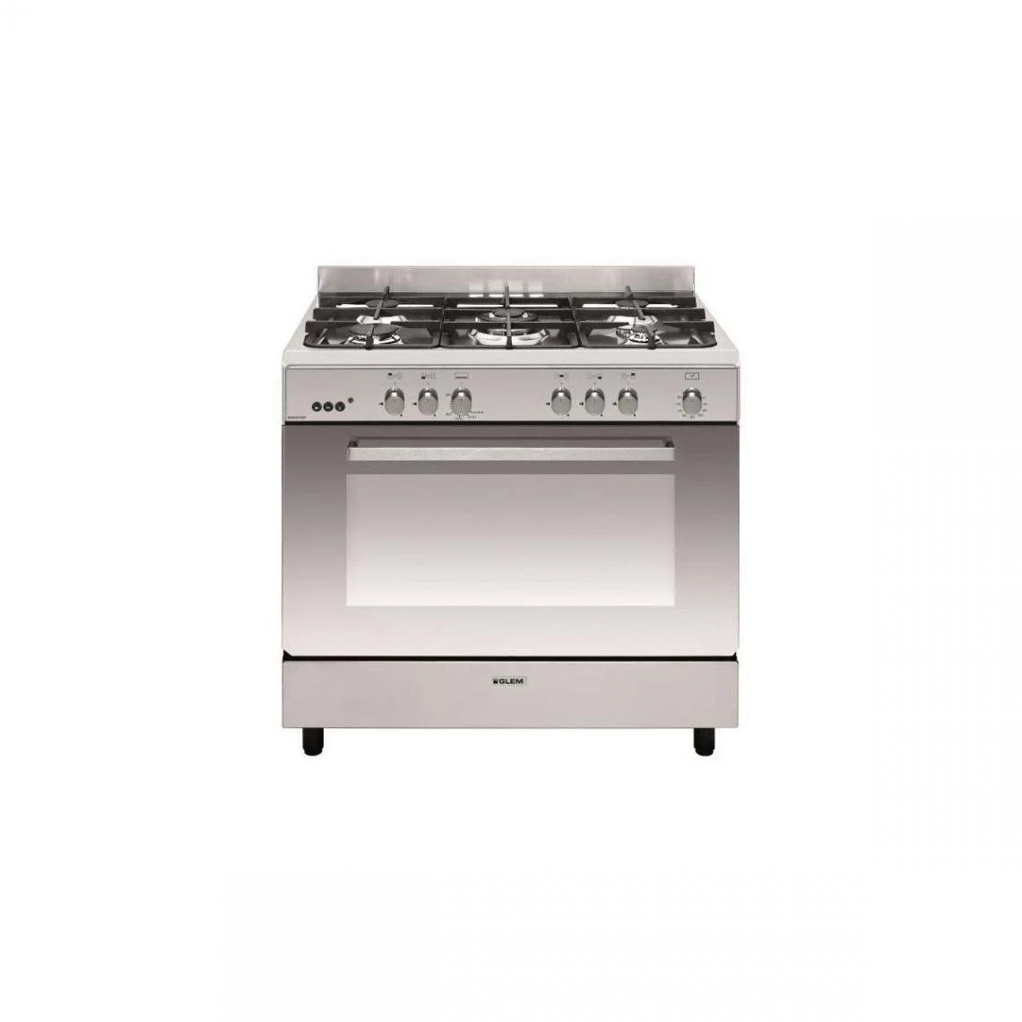 Piano De Cuisson Gaz 109l 5 Feux Inox - Ge960cmix2 - GLEM