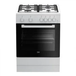 Cuisinière Gaz BEKO FSG62110DWCS 60cm Blanc