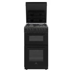 Cuisiniere Gaz CONTINENTAL EDISON CECDF5060B3 - 4 Feux - Noir - L50 X...