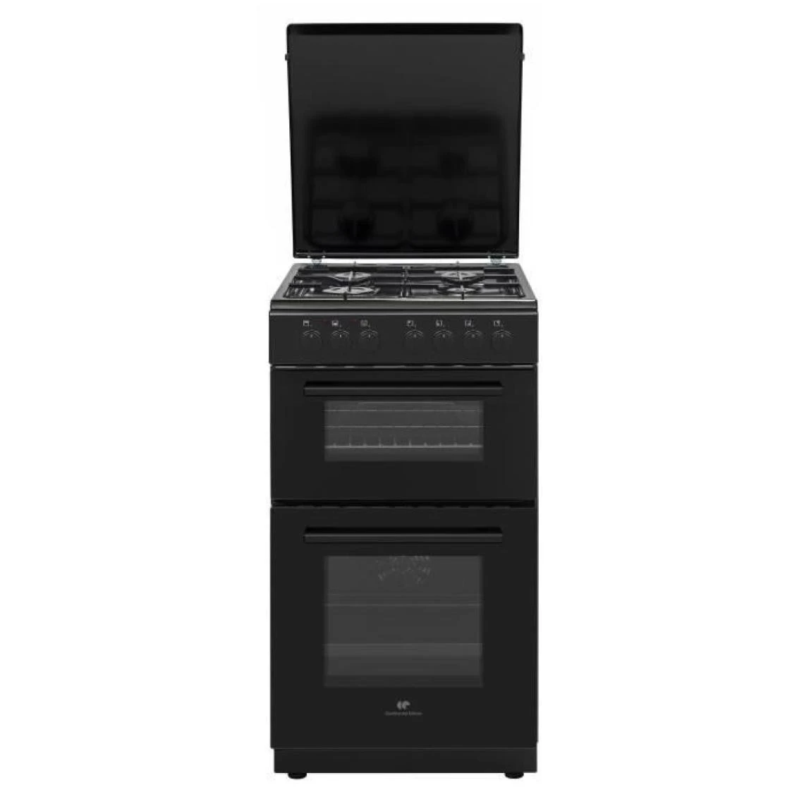 Cuisiniere Gaz CONTINENTAL EDISON CECDF5060B3 - 4 Feux - Noir - L50 X...