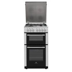 Cuisinière Gaz CONTINENTAL EDISON CEDF5060IX3 - 4 Feux - Inox - L50 ...