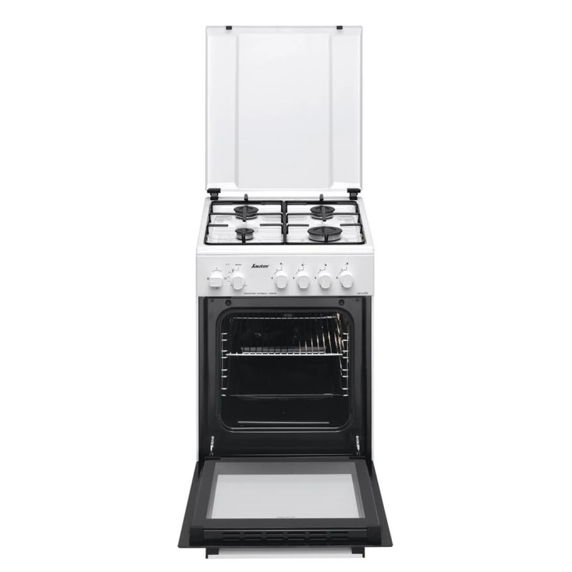 Cuisiniere Gaz SAUTER SCG1553W 4 Foyers Gaz Blanc – Image 3