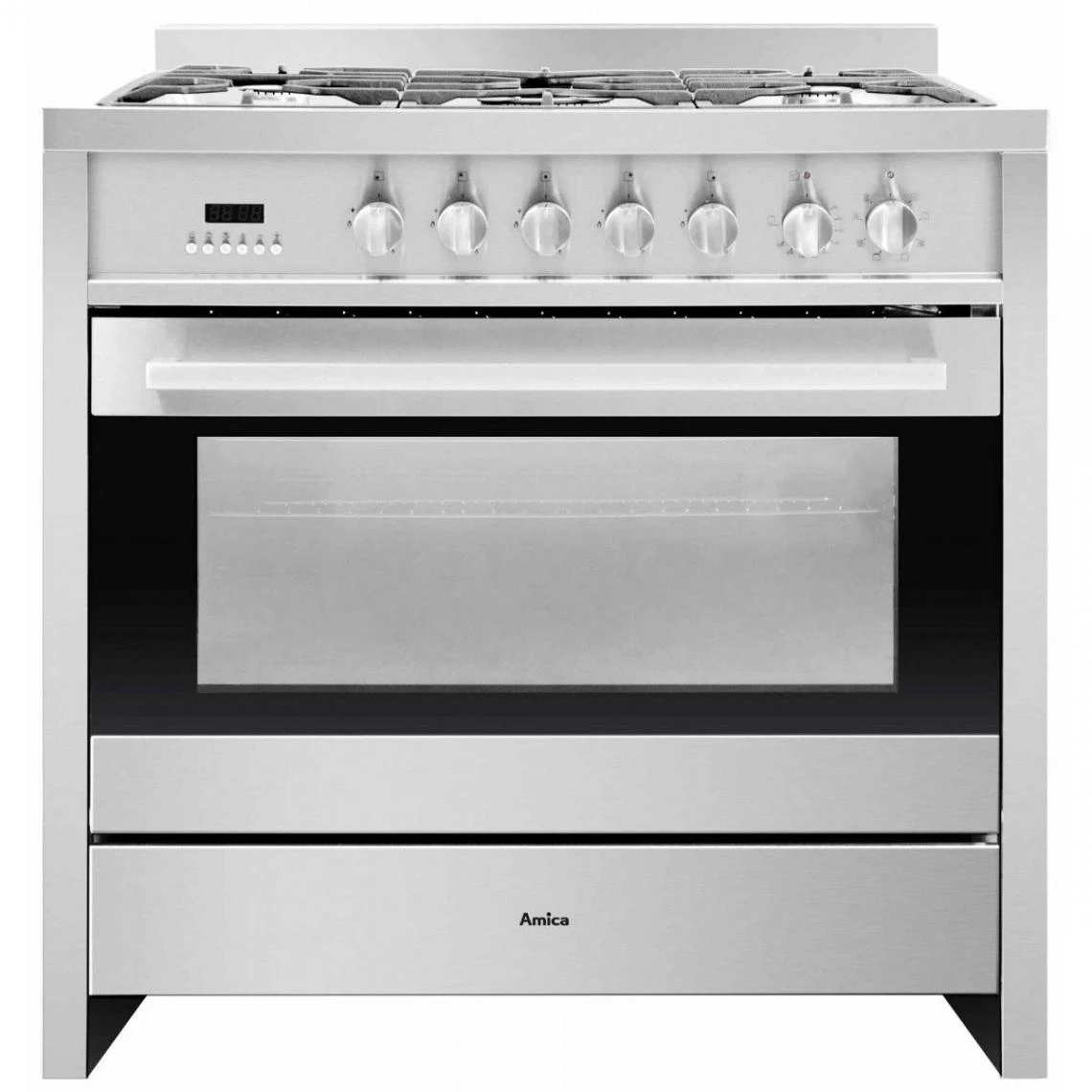 Piano De Cuisson Gaz 103l 5 Feux Inox - Acms2005xs - AMICA