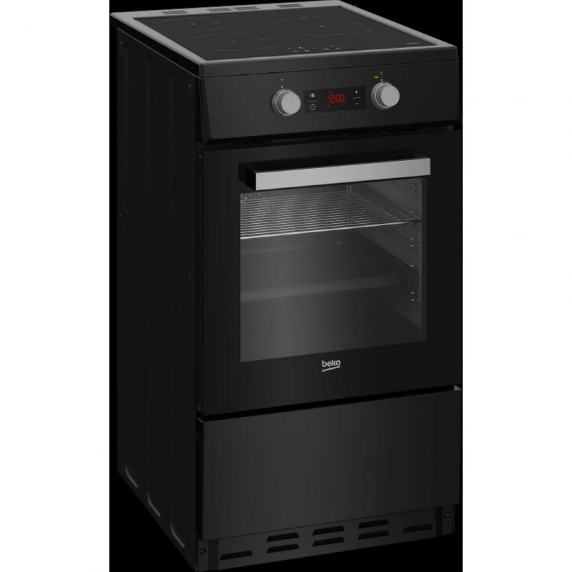 Cuisinière Induction BEKO FSE58301BC 3 Foyers Noir