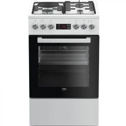 Cuisinière Mixte BEKO FSE53321DWCS 4 Foyers Blanc