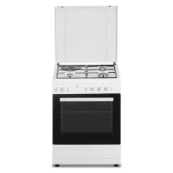 Cuisiniere Mixte CONTINENTAL EDISON CECM60FCW - 3 Feux Gaz + 1 électr...