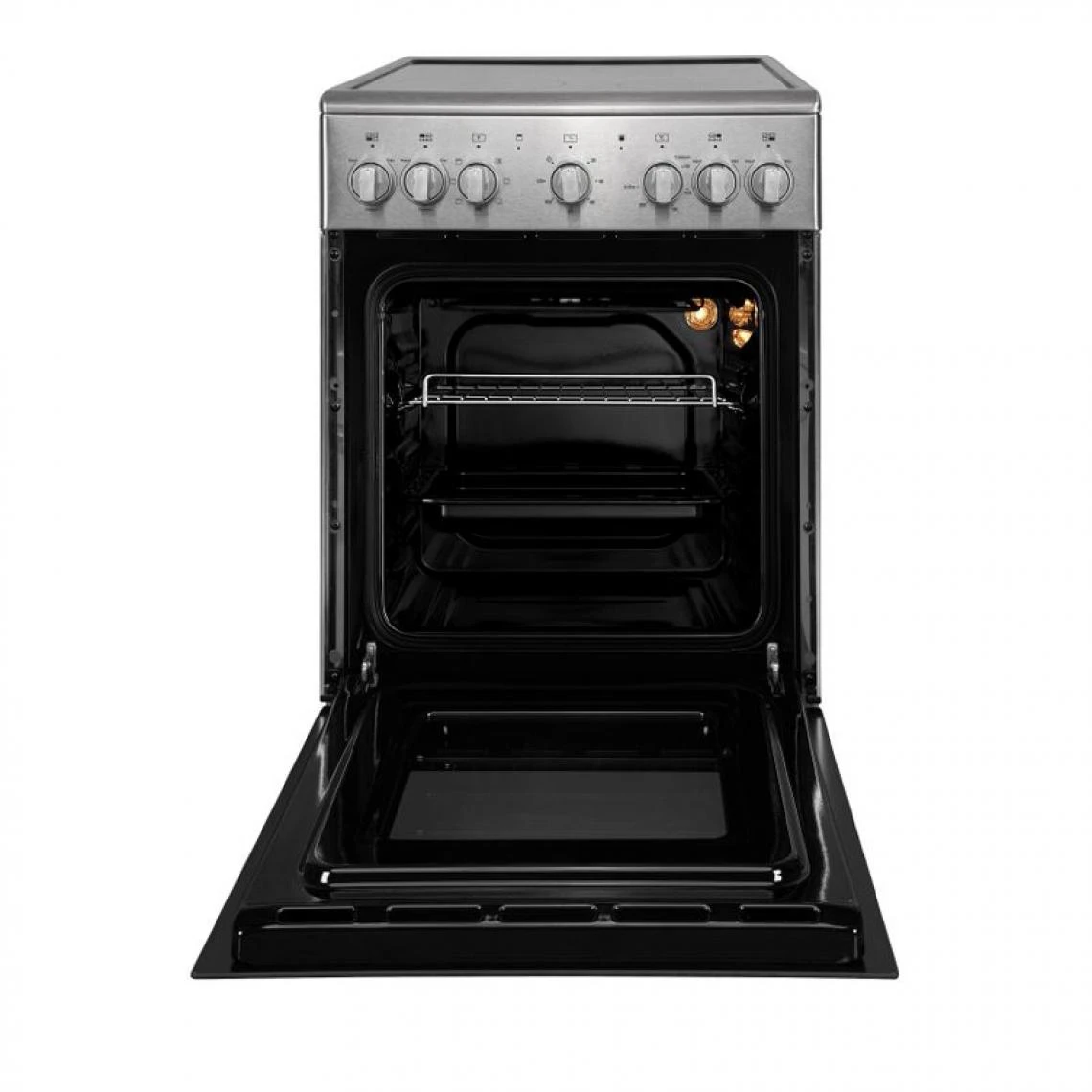 Cuisinière Vitrocéramique AYA ACV5063IX 4 Foyers Inox – Image 4