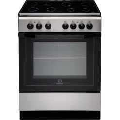 Cuisinière Vitrocéramique 59l 4 Feux Inox - I6v6c1axfr - INDESIT