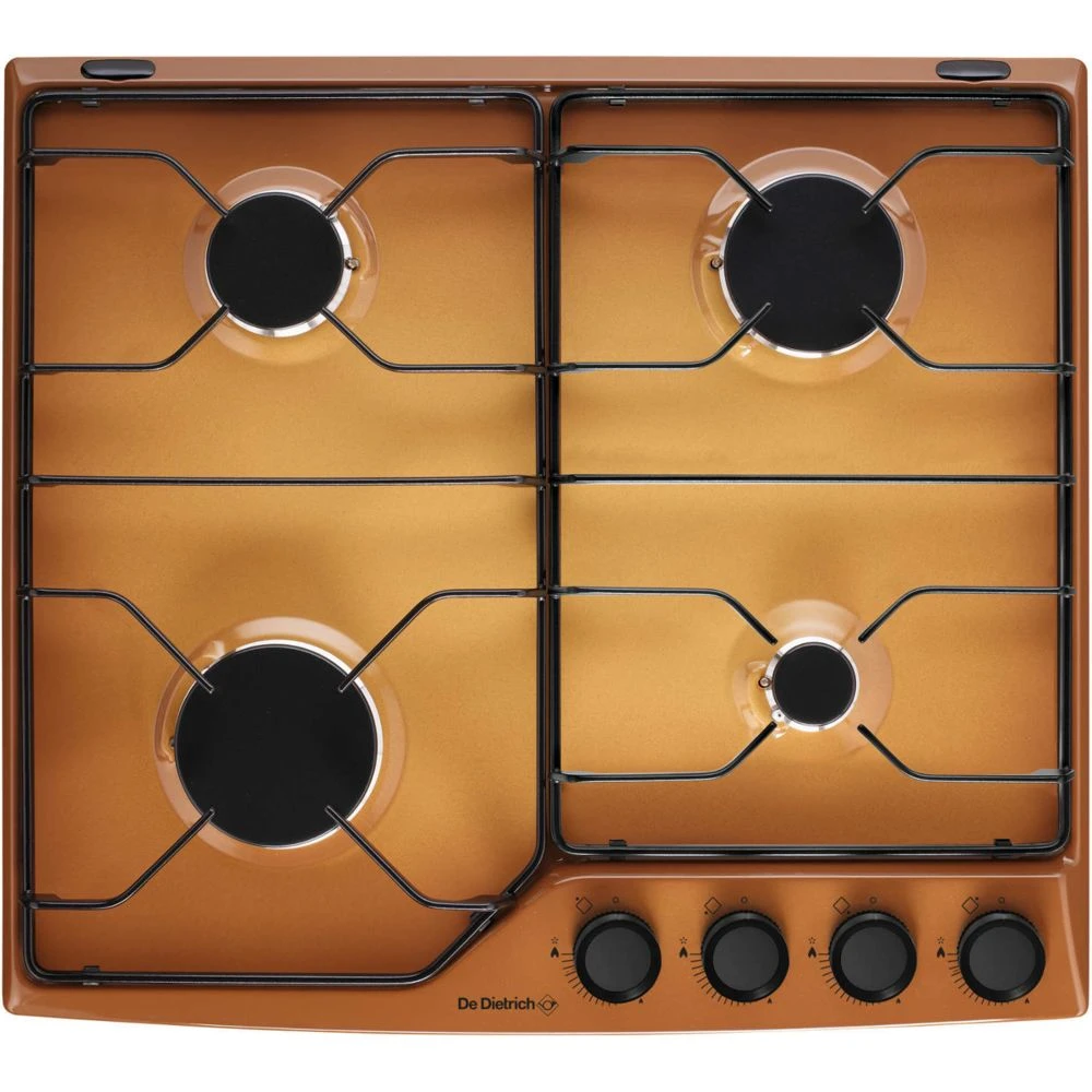 De Dietrich - Table De Cuisson Gaz émail 4 Feux Sable Doré Brilliant... – Image 2