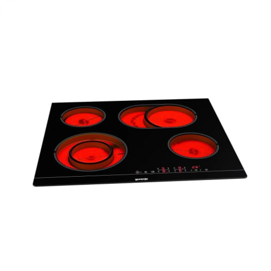 Gorenje ECT 643 BSC Plaque De Cuisson 2200W Électronique Vitrocéramique Enca... – Image 2